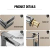 Brass Core Modern Bathroom Sink Faucet Single Handle Deck Mounted Wash Basin Water Tap Hot And Cold Mixer - Image 4