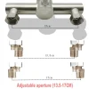 SUS304 stainless steel bathroom shower faucet wall-mounted shower cylinder faucet hot and cold water control valve switch faucet - Image 5