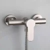 SUS304 stainless steel bathroom shower faucet wall-mounted shower cylinder faucet hot and cold water control valve switch faucet