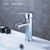 Bathroom Hot and Cold Faucet Basin Water Faucet New Washbasin Tap Deck Mounted Singel Handel Single Hole Chrome - Image 2